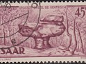 Germany 1949 Saar 45 F Bordeaux Scott 218. Saar 218. Subida por susofe